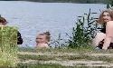 Perving mom and her daughters 