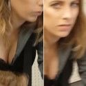 Caught filming coworkers tits