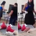 Brazilian wax, cum accident