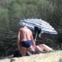 Teasing wife lets stranger finger her pussy