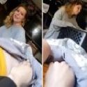 She watches with jealous eyes how her friend is getting fucked